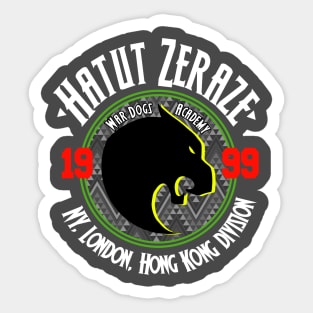 Hatut Zeraze - New York, London, Hong Kong Division Sticker